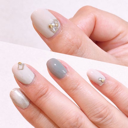 グレイズドフレグランスネイル/JNF/マニキュアを使ったクチコミ(2枚目)