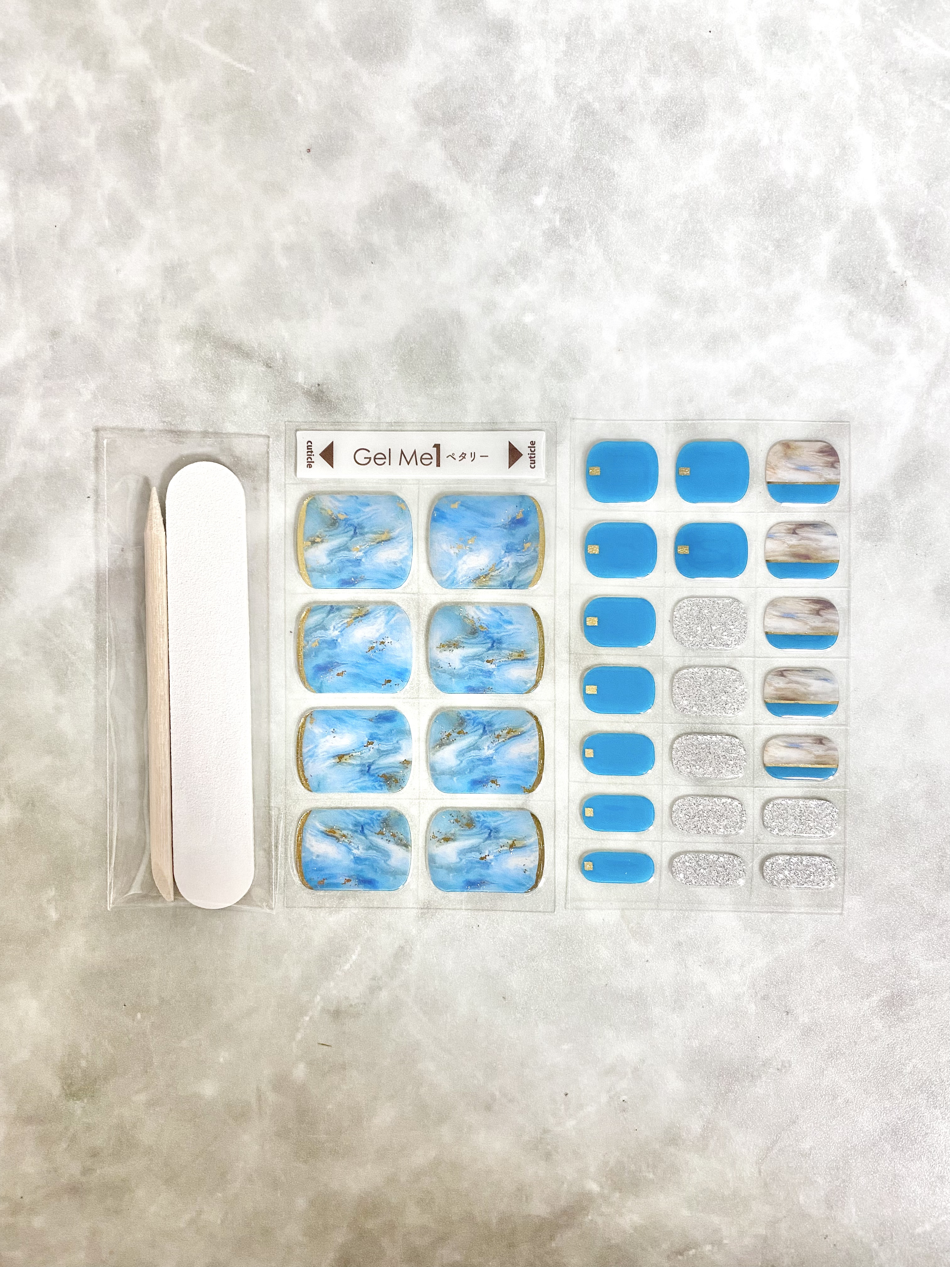 ジェルミーペタリー フット /ジェルミーワン/ネイルシールを使ったクチコミ（3枚目）