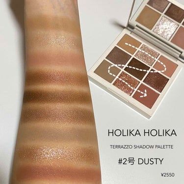 TERRAZZO Shadow palette/HOLIKA HOLIKA/パウダーアイシャドウを使ったクチコミ（1枚目）