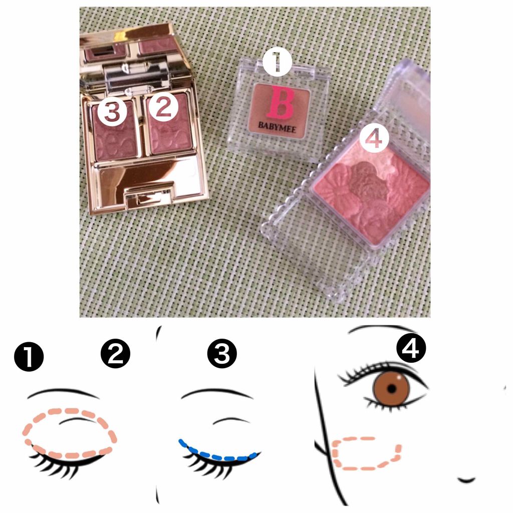 エレガンス アルモニーアイズ 100/Elégance/アイシャドウパレットを使ったクチコミ（2枚目）