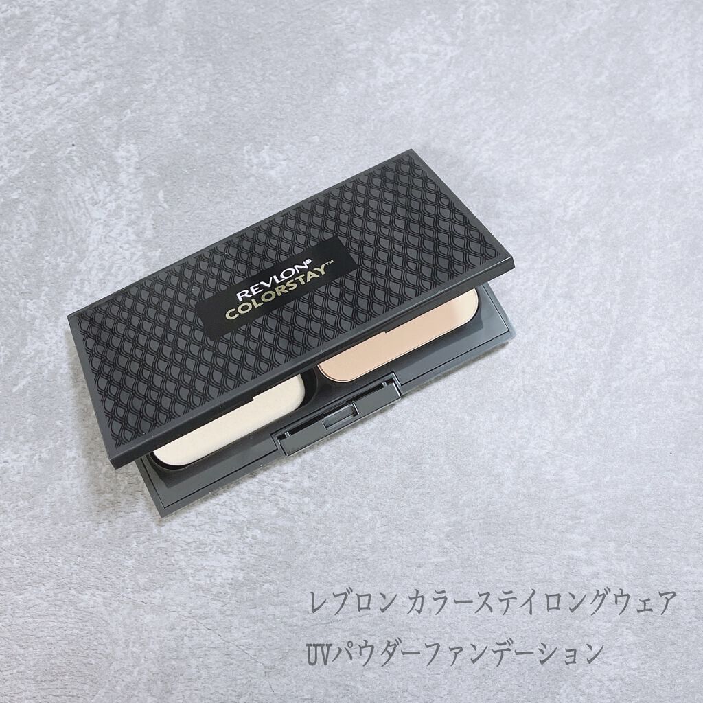 カラーステイ ロングウェア UV パウダー ファンデーション/REVLON/パウダーファンデーションを使ったクチコミ(1枚目)