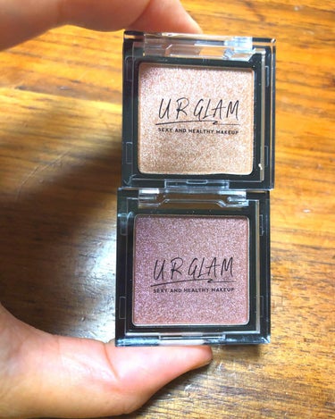 UR GLAM　POWDER EYESHADOW シェルピンク〈ブルーラメ〉/U R GLAM/シングルアイシャドウを使ったクチコミ（1枚目）