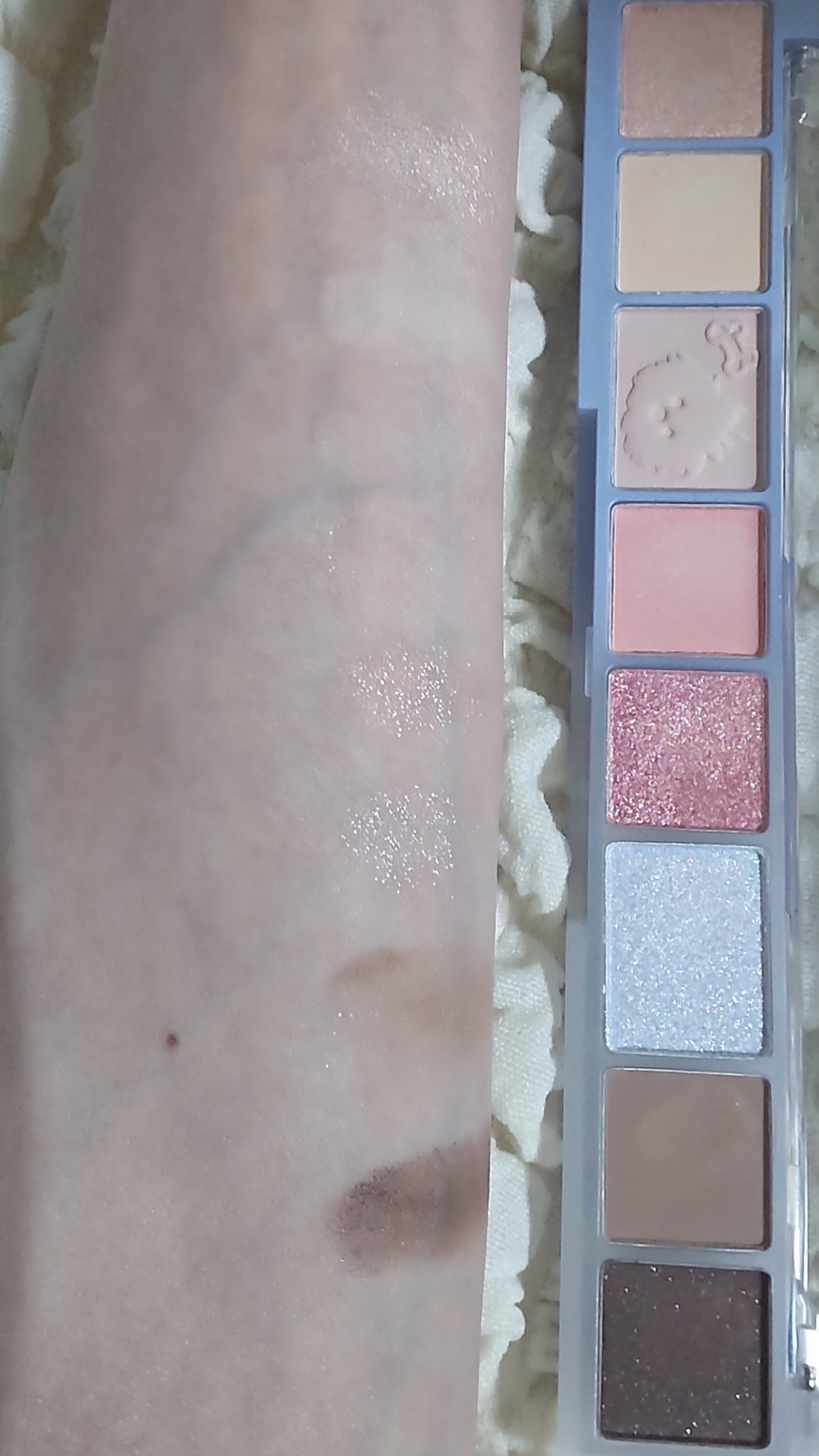 オール テイク ムード パレット(24AD) 【旧】16 Bravo, Pink Puppy!【Maltese archive】/PERIPERA/アイシャドウパレットを使ったクチコミ（3枚目）