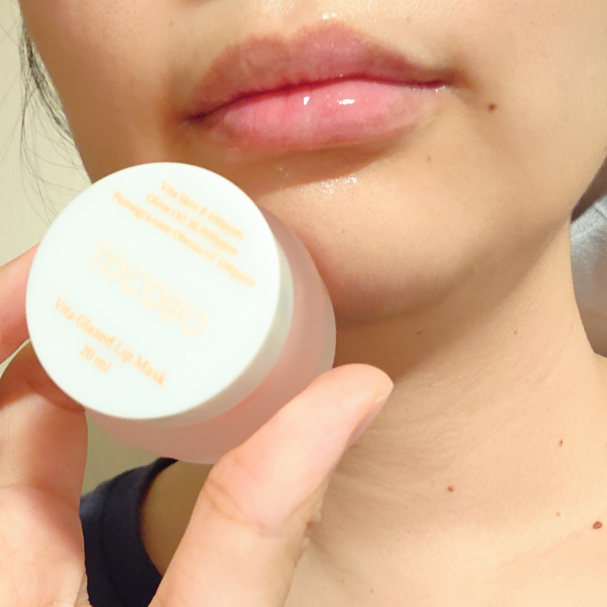 ビタグレーズドリップマスク/TOCOBO/リップマスクを使ったクチコミ（3枚目）