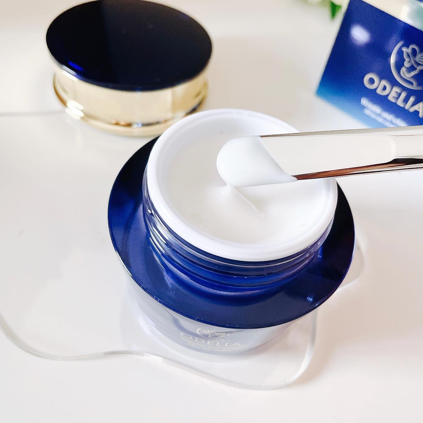 リンクル＆ホワイト オールインワンクリーム/ODELIA/オールインワン化粧品を使ったクチコミ（2枚目）