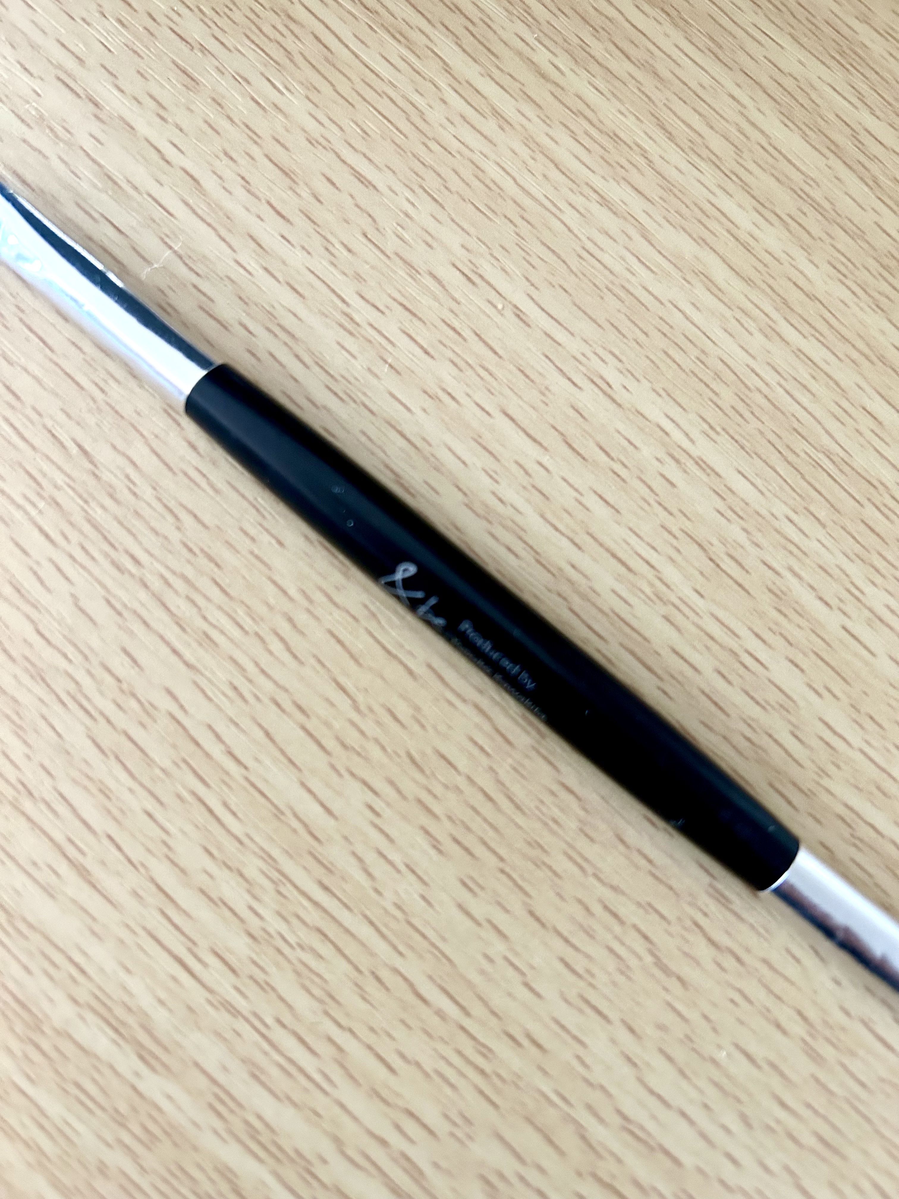 ダブルエンドアイブロウブラシ熊野筆/＆be/メイクブラシを使ったクチコミ（3枚目）