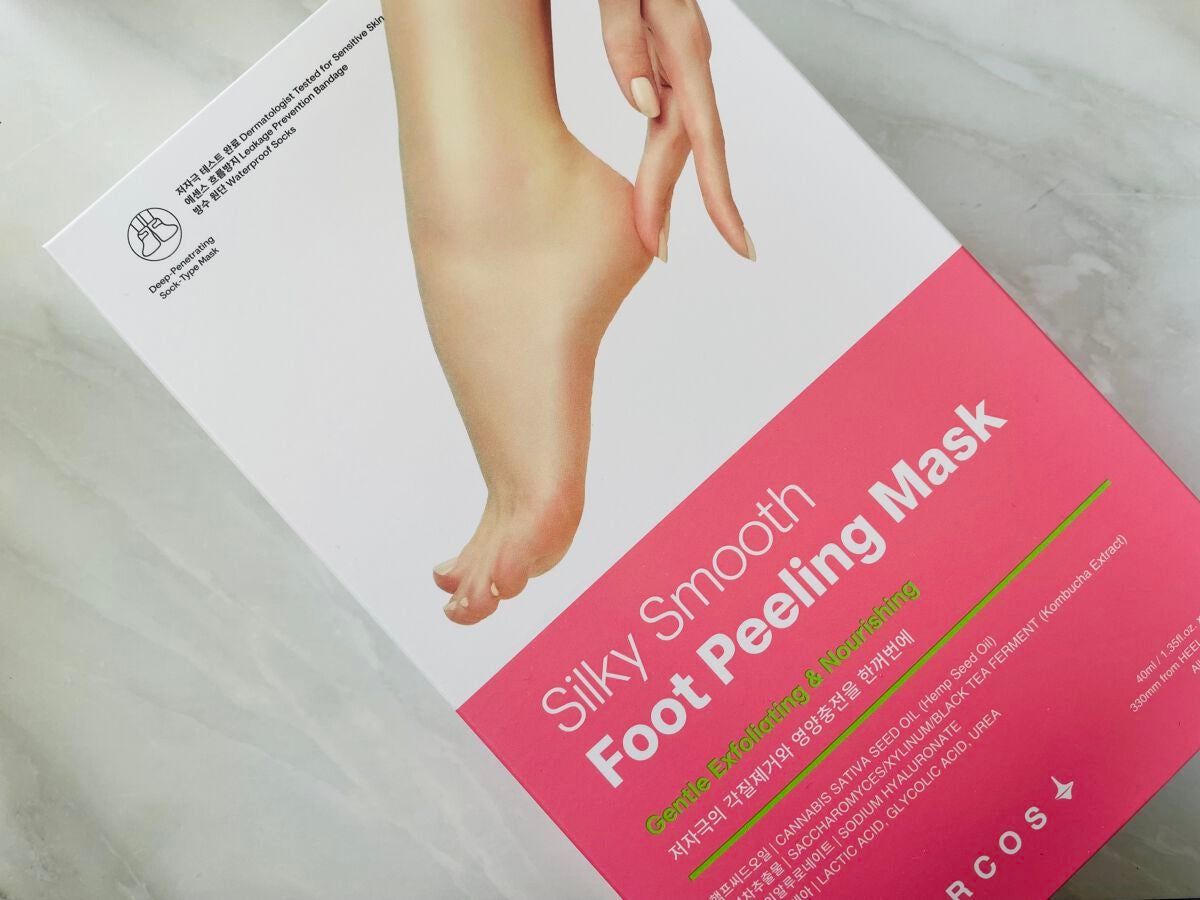 シルキースムーズフットピーリングマスク/MADFORCOS/レッグ・フットケアを使ったクチコミ(1枚目)
