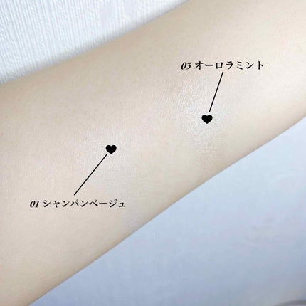 パールグロウハイライト/CEZANNE/パウダーハイライトを使ったクチコミ(2枚目)