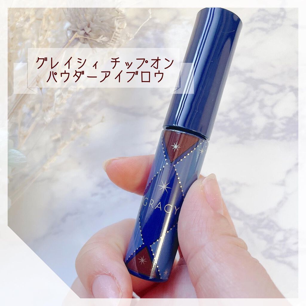 チップオン パウダーアイブロウ/グレイシィ/パウダーアイブロウを使ったクチコミ（1枚目）