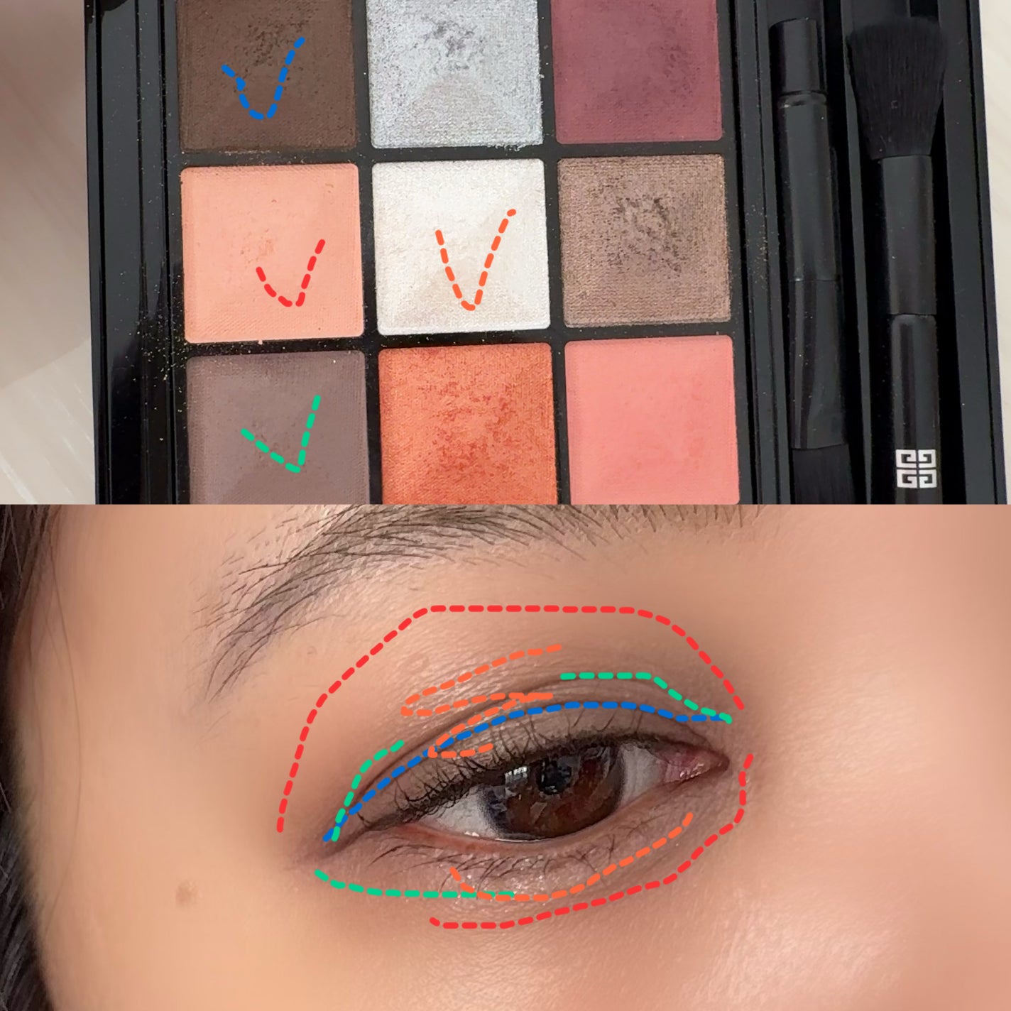 ル・ヌフ・ジバンシイ/GIVENCHY/アイシャドウパレットを使ったクチコミ(4枚目)