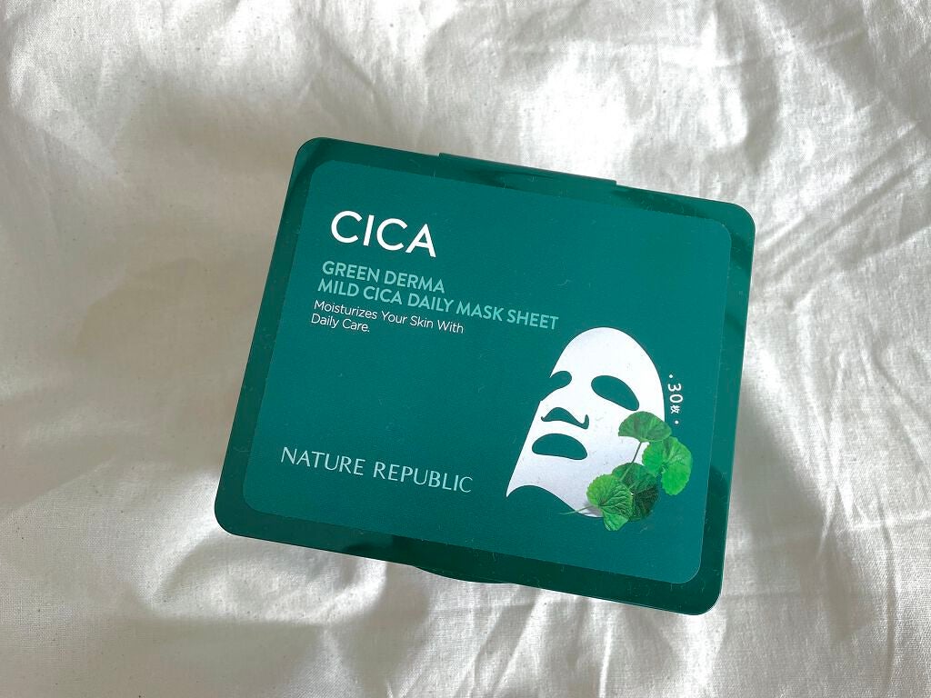 グリーンダーマCICA デイリーシートマスク/ネイチャーリパブリック/シートマスク・パックを使ったクチコミ(2枚目)