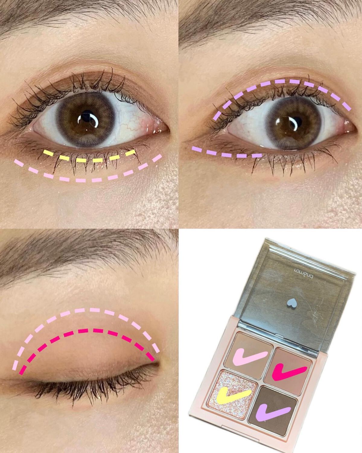 ベターザンアイズ/rom&nd/アイシャドウパレットを使ったクチコミ(2枚目)