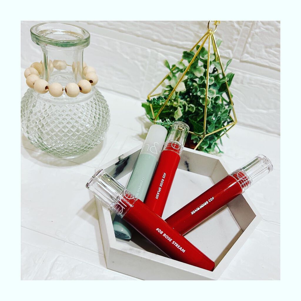 グラスティングウォーターティント/rom&nd/リップティントを使ったクチコミ(2枚目)