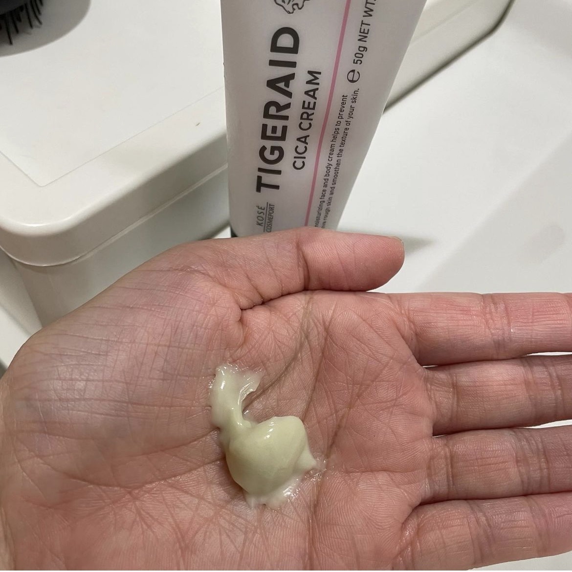 薬用CICAリペア クリーム/タイガレイド/フェイスクリームを使ったクチコミ（3枚目）
