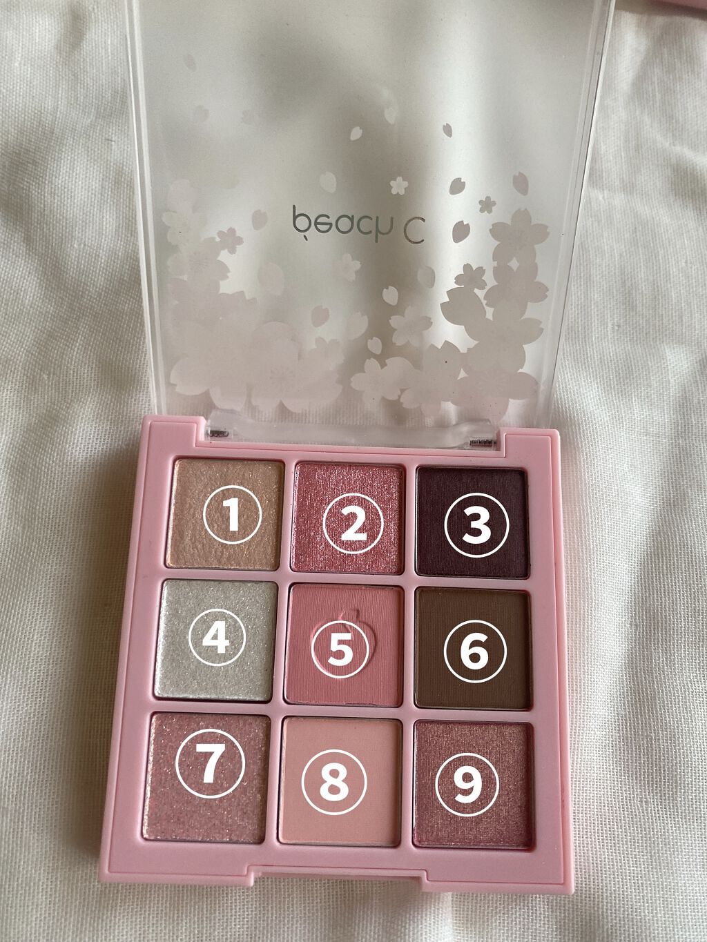 アイシャドウパレット ブロッサムエディション ＃シャインピンク/Peach C/アイシャドウパレットを使ったクチコミ（3枚目）