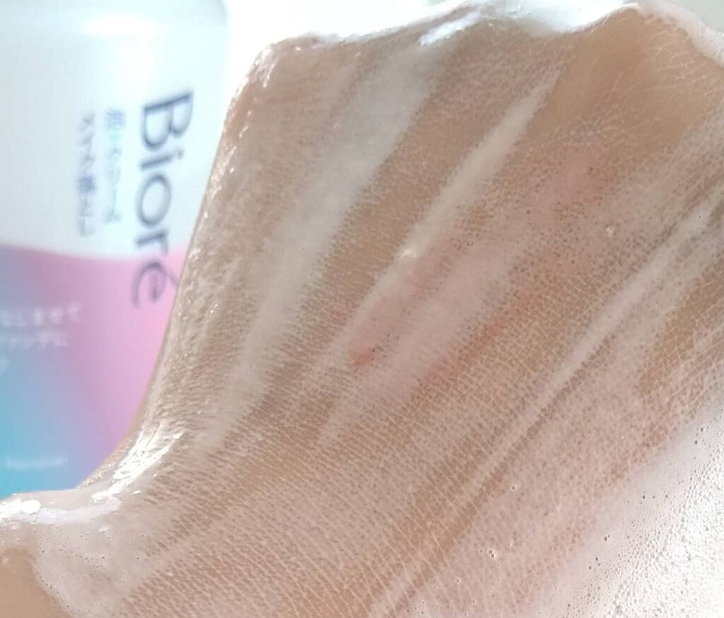 泡クリームメイク落とし/ビオレ/クレンジングクリームを使ったクチコミ(4枚目)