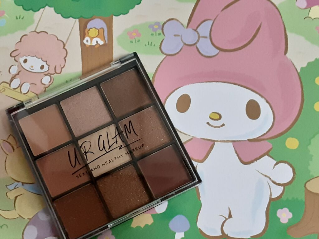 UR GLAM BLOOMING EYE COLOR PALETTE/U R GLAM/アイシャドウパレットを使ったクチコミ(2枚目)