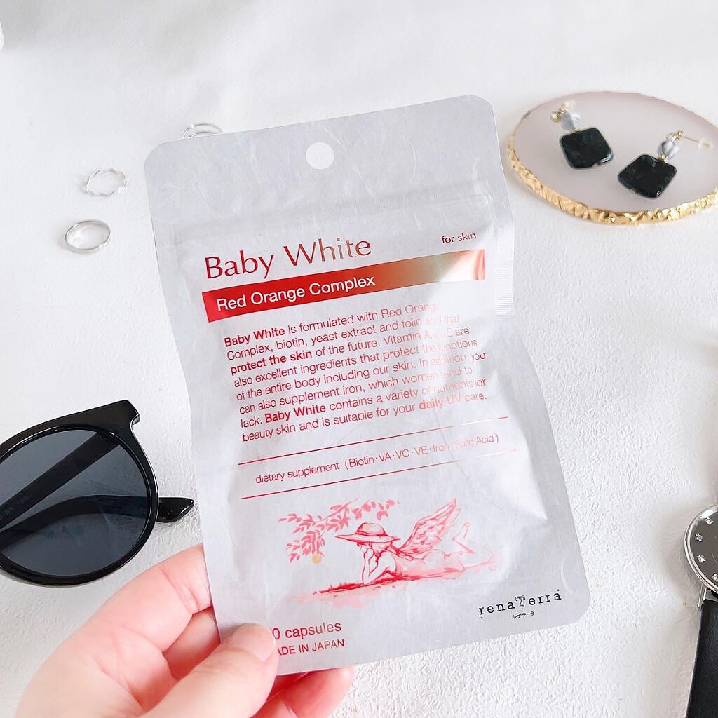 Baby White 60粒/renaTerra/美容サプリメントを使ったクチコミ（2枚目）