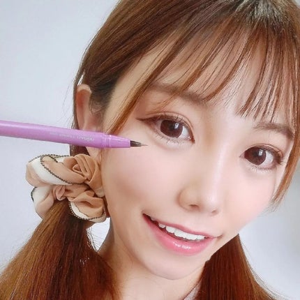 「密着アイライナー」ショート筆リキッド/デジャヴュ/リキッドアイライナーを使ったクチコミ(3枚目)