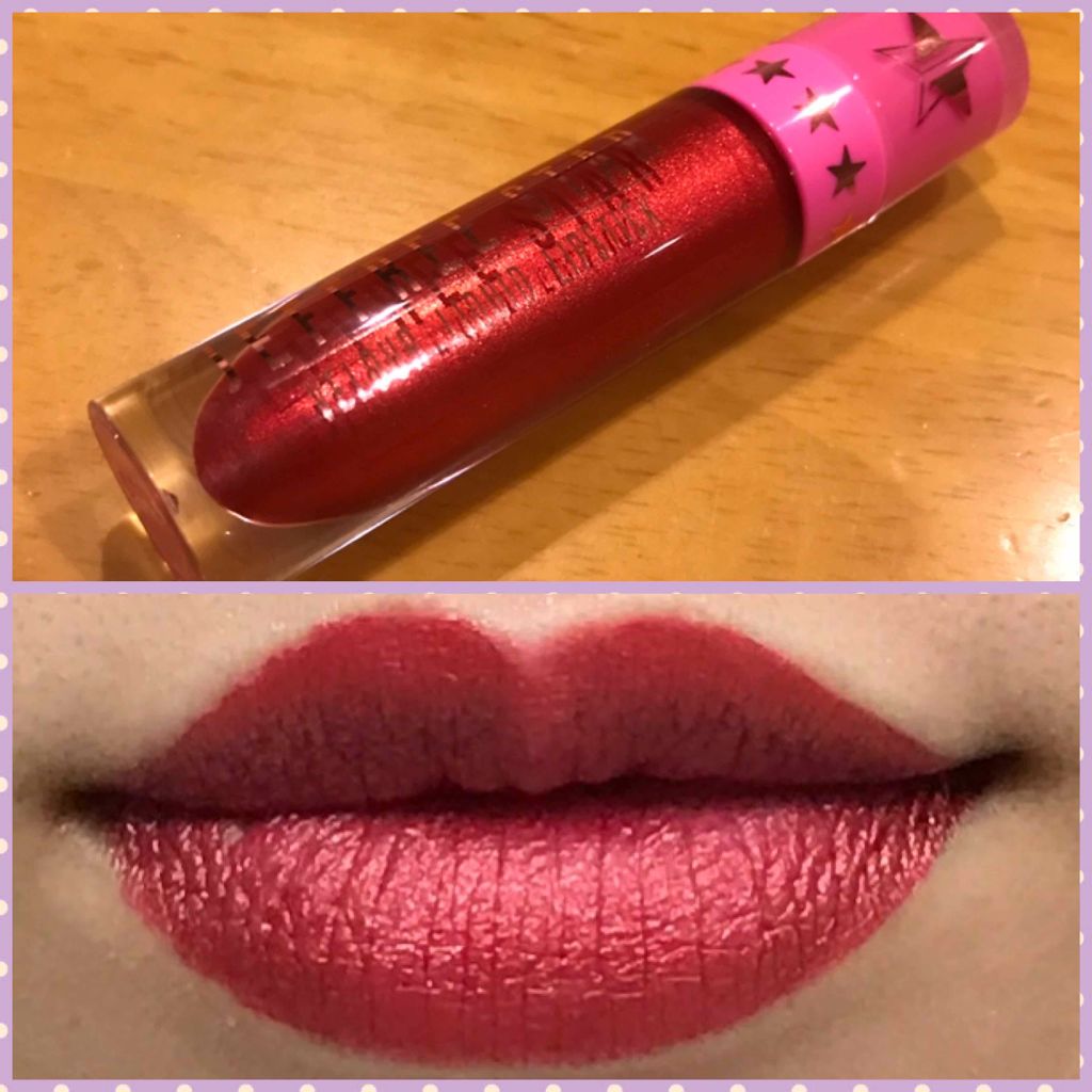 Velour liquid lip stick/Jeffree Star Cosmetics/口紅を使ったクチコミ(1枚目)