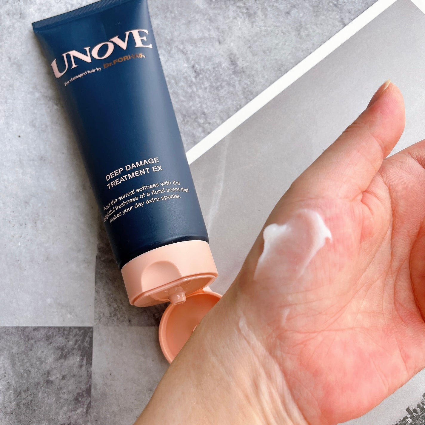 ディープダメージトリートメントEX/UNOVE/洗い流すヘアトリートメントを使ったクチコミ(3枚目)