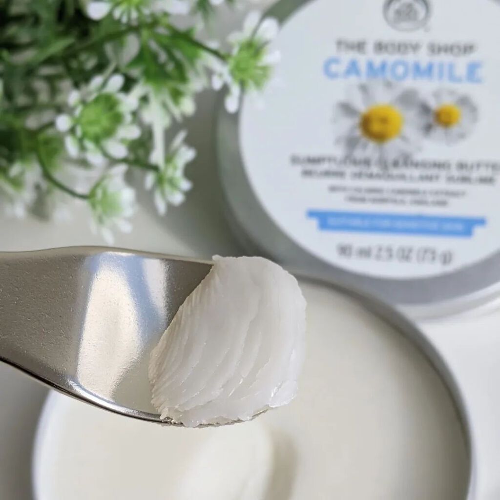 カモマイル サンプチュアス クレンジングバター/THE BODY SHOP/クレンジングバームを使ったクチコミ（2枚目）