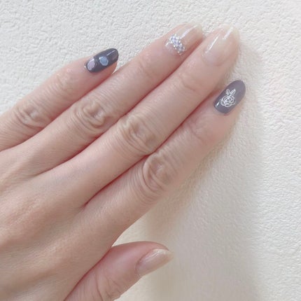 ネイルシール/セリア/ネイルシールを使ったクチコミ(5枚目)