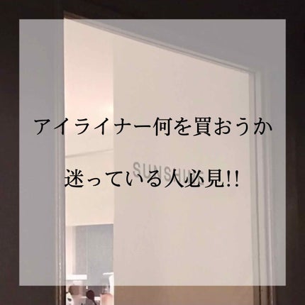 極細 アイライナーR/CEZANNE/リキッドアイライナーを使ったクチコミ(1枚目)