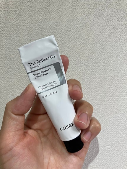 RXザ・レチノール0.1クリーム/COSRX/フェイスクリームを使ったクチコミ(1枚目)