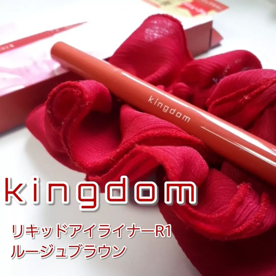 キングダム リキッドアイライナーR1/キングダム/リキッドアイライナーを使ったクチコミ（1枚目）