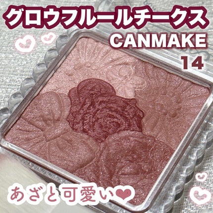 グロウフルールチークス/キャンメイク/パウダーチークを使ったクチコミ(1枚目)