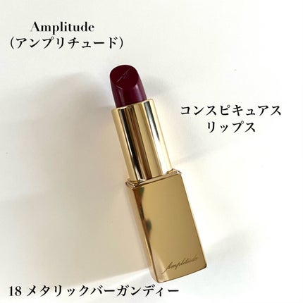 コンスピキュアス リップス/Amplitude/口紅を使ったクチコミ(2枚目)