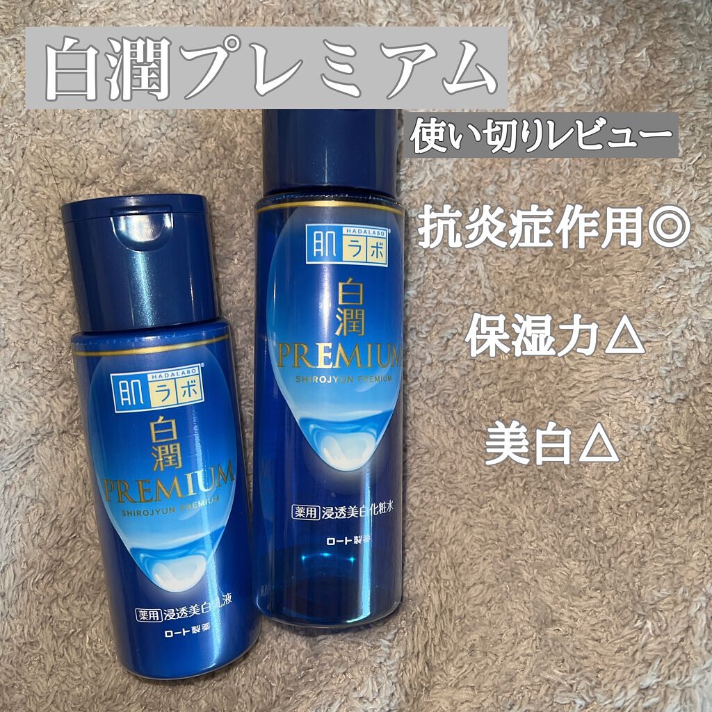 白潤プレミアム薬用浸透美白化粧水/肌ラボ/化粧水を使ったクチコミ（1枚目）