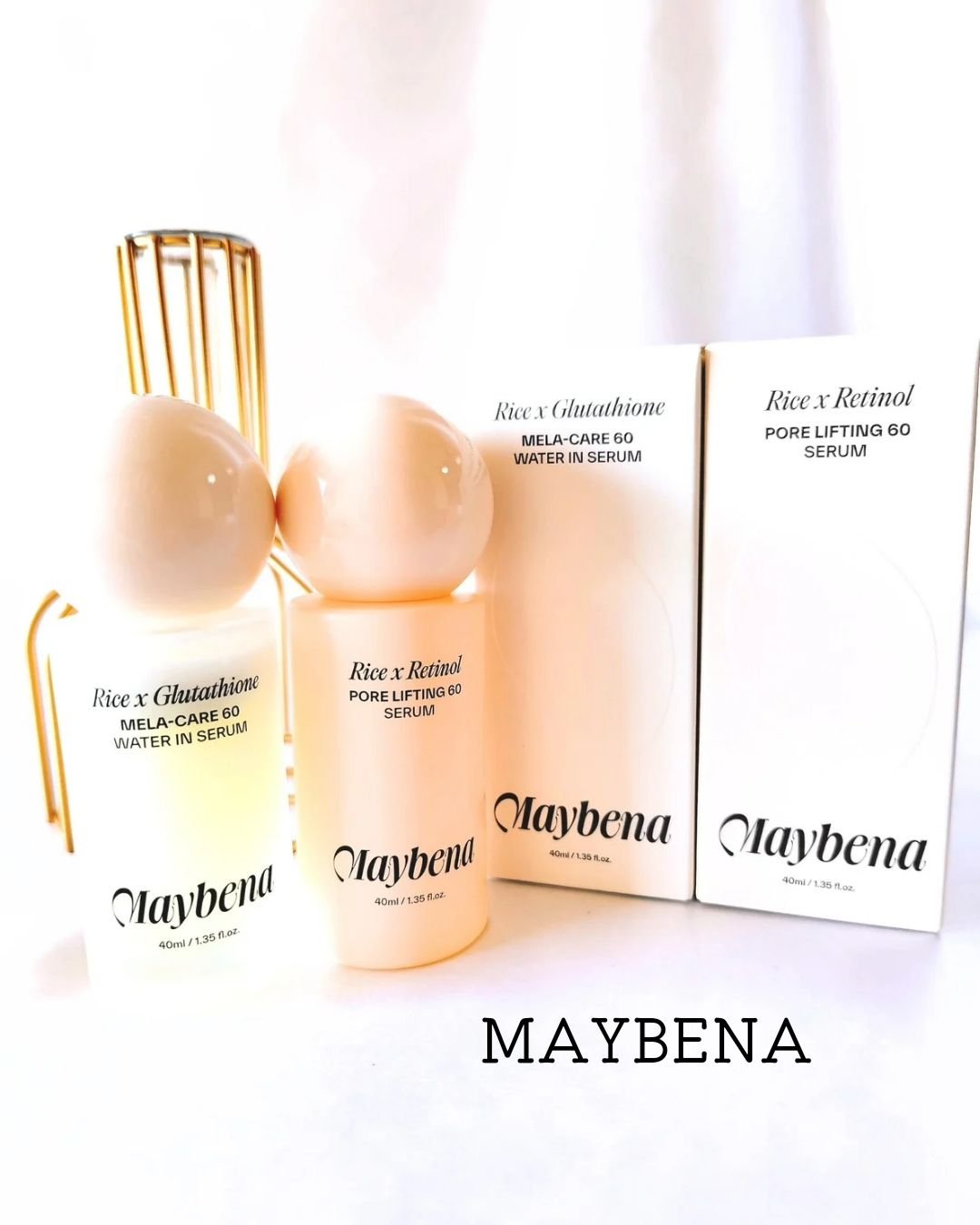 ライスX グルタチオン メラケアー60 ウォーターインセラム/MAYBENA/美容液を使ったクチコミ（1枚目）