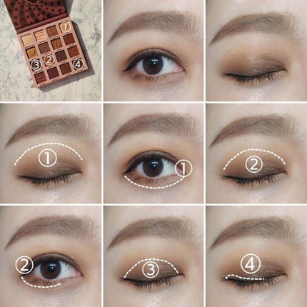 Not a box of chocolates/ColourPop/アイシャドウパレットを使ったクチコミ(4枚目)