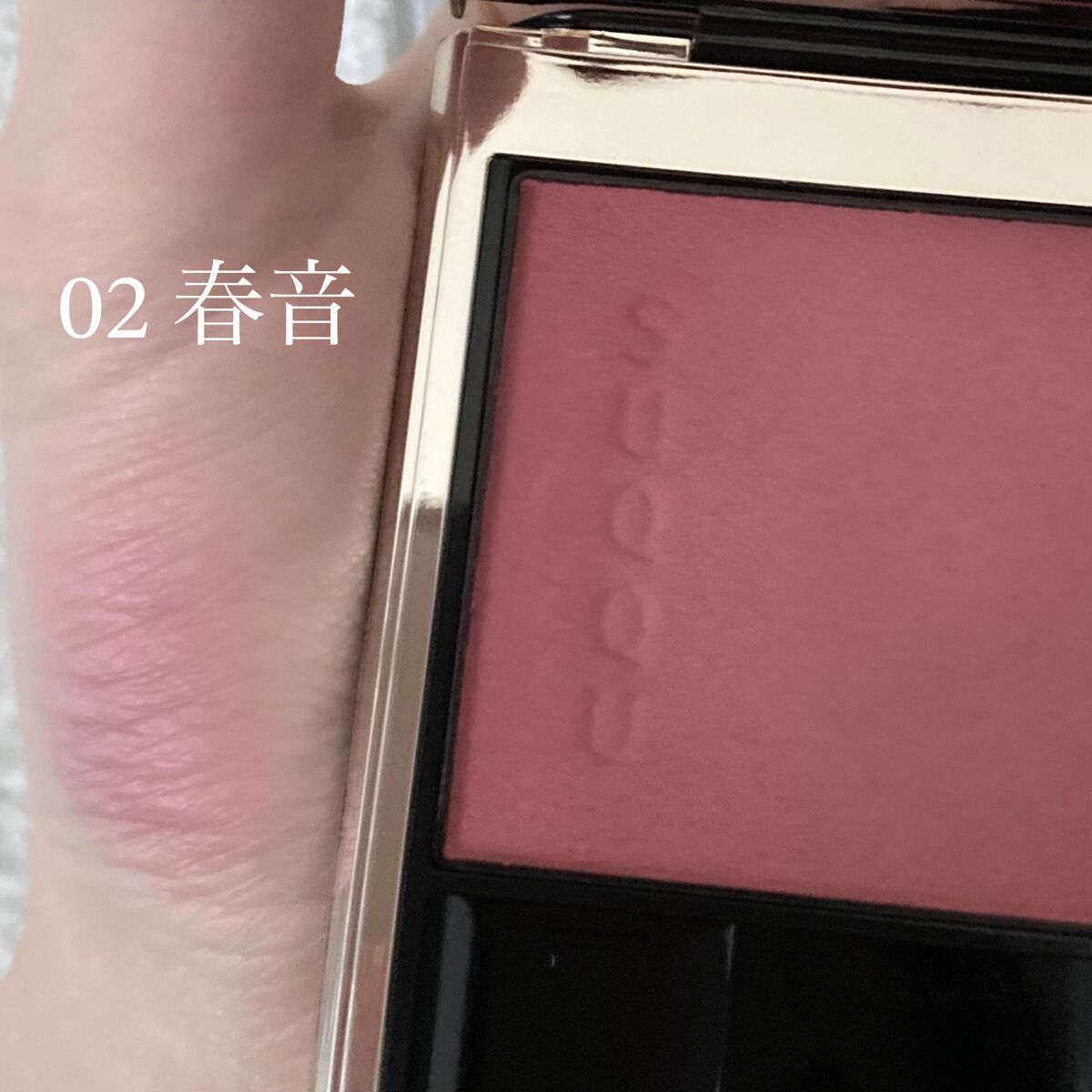 メルティング パウダー ブラッシュ/SUQQU/パウダーチークを使ったクチコミ(3枚目)