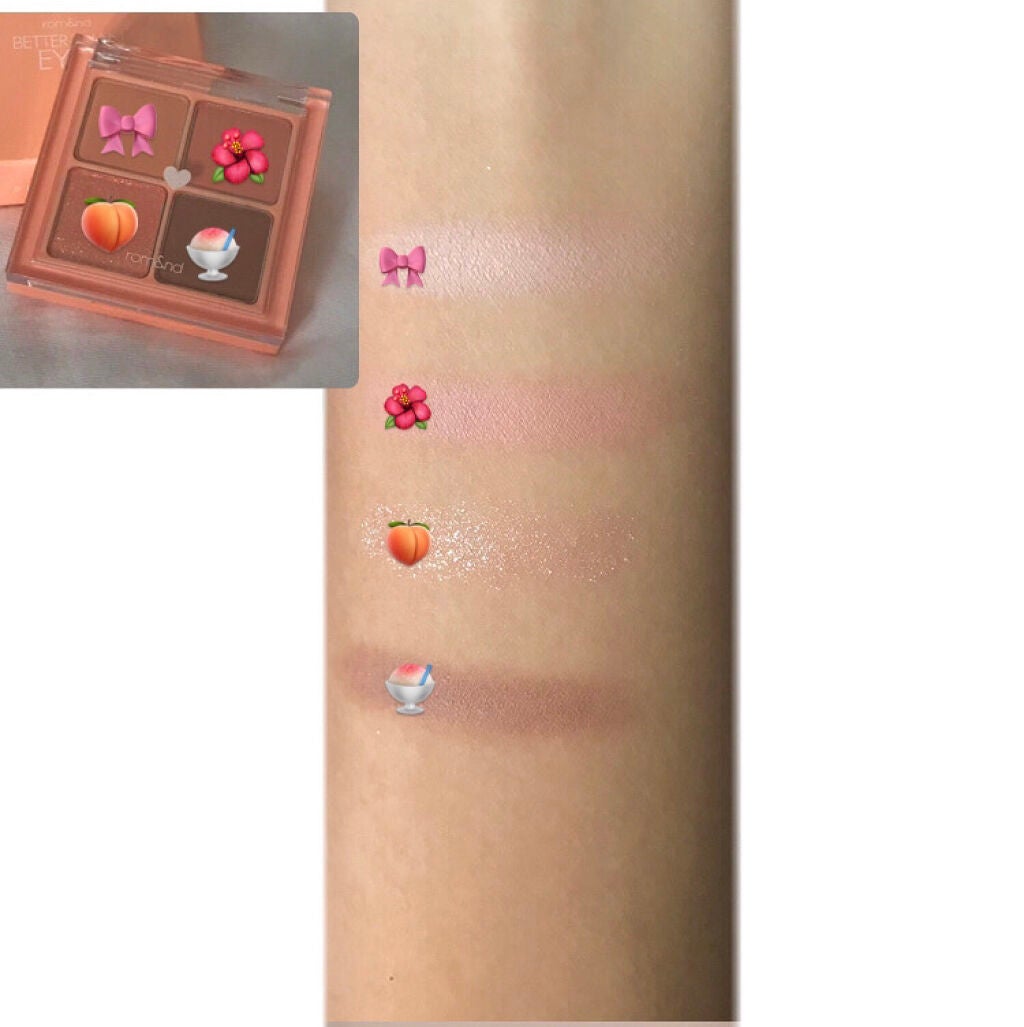 ベターザンアイズ/rom&nd/アイシャドウパレットを使ったクチコミ(2枚目)