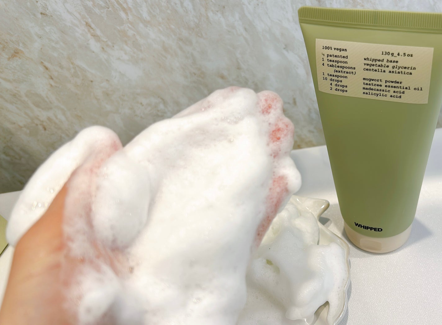 ヴィーガンパッククレンザーチューブ/WHIPPED/洗顔フォームを使ったクチコミ(7枚目)