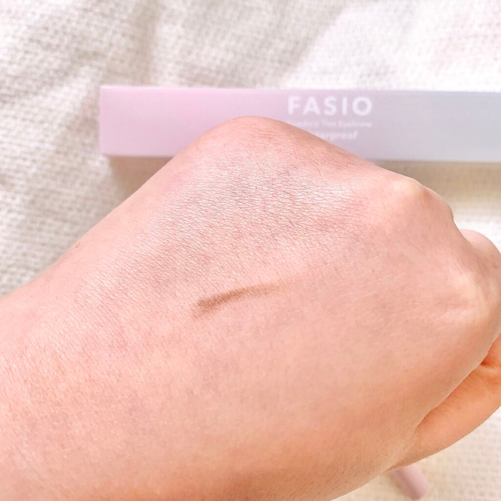 パウダリーティント アイブロウ/FASIO/眉ティントを使ったクチコミ(4枚目)