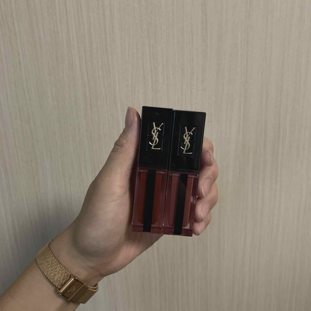 ルージュ ピュールクチュール ヴェルニ ウォーターステイン/YVES SAINT LAURENT BEAUTE/口紅を使ったクチコミ(1枚目)