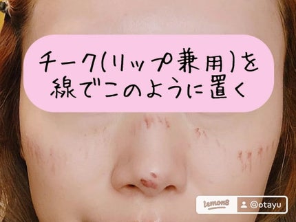 スーパーマットリップ&チークマッド/INTO U/口紅を使ったクチコミ(2枚目)