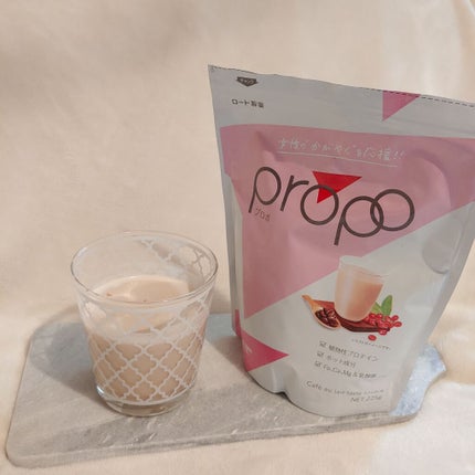 プロポ プロテイン(カフェオレ味)/ロート製薬/その他プロテインを使ったクチコミ(1枚目)