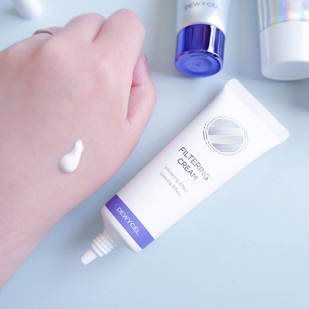 フィルタリングクリーム/DEWYCEL/日焼け止めクリームを使ったクチコミ(1枚目)