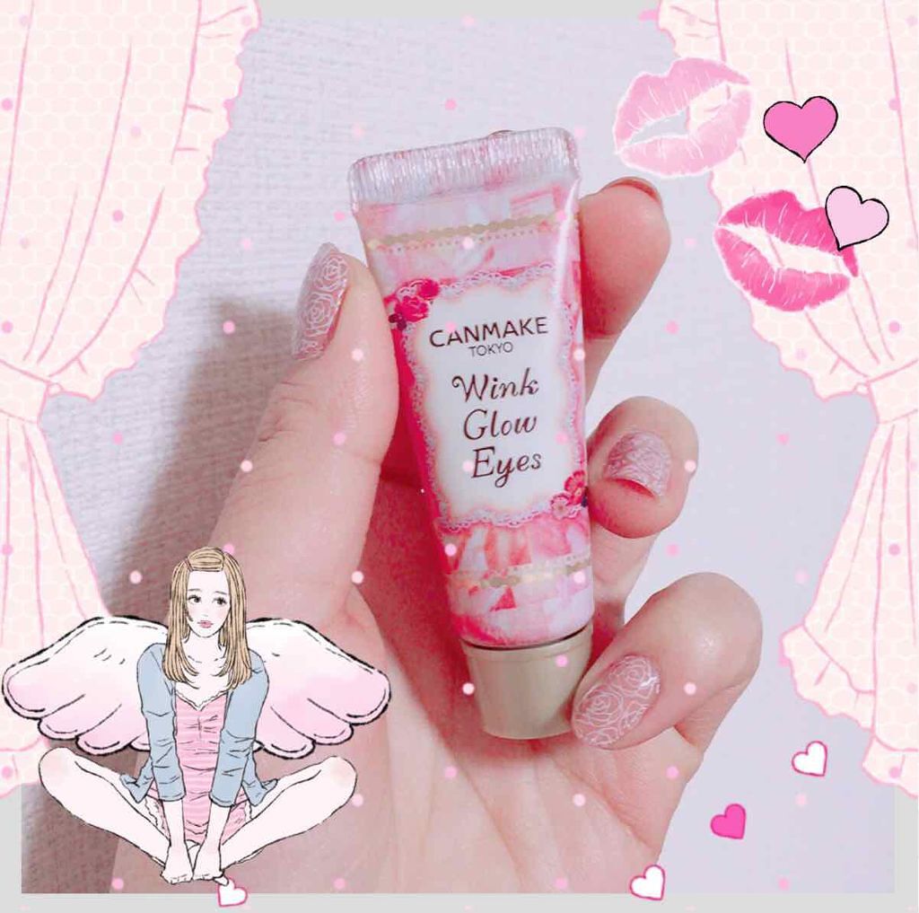 ウィンクグロウアイズ/キャンメイク/ジェル・クリームアイシャドウを使ったクチコミ（1枚目）
