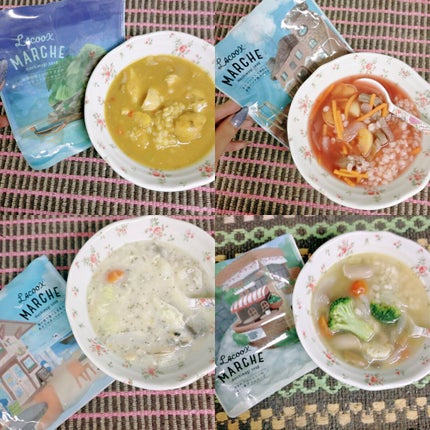 もち麦スープ/ラコックマルシェ/低糖質食品を使ったクチコミ(4枚目)