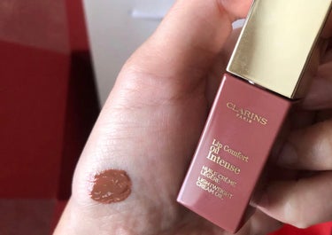 コンフォート リップオイル インテンス 01 インテンス ヌード/CLARINS/リップグロスを使ったクチコミ（2枚目）