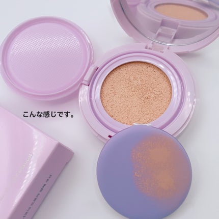 ユニコーン オーロラ光彩クッション/SELF BEAUTY/クッションファンデーションを使ったクチコミ(4枚目)