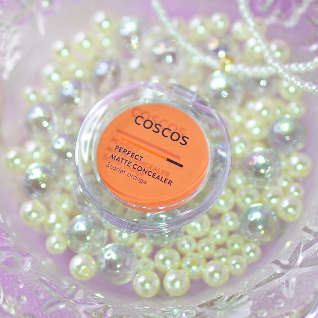 パーフェクトマットコンシーラー スカーレットオレンジ/COSCOS/クリームコンシーラーを使ったクチコミ(5枚目)