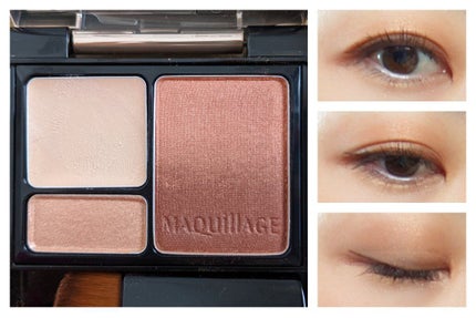 ドラマティックスタイリングアイズS/マキアージュ/アイシャドウパレットを使ったクチコミ(3枚目)