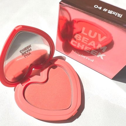 Luv Beam Cheek #04 Selfie Red/lilybyred/パウダーチークの画像